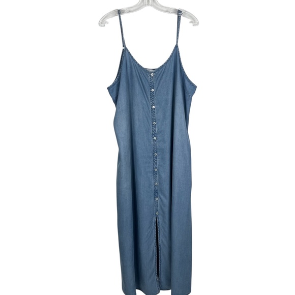 Denim Maxi Sundress by Reitmans Size 2X - Picture 1 of 13